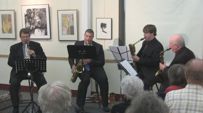 Thumbnail image for Cape Cod Sax Quartet at Brewster Ladies' Library