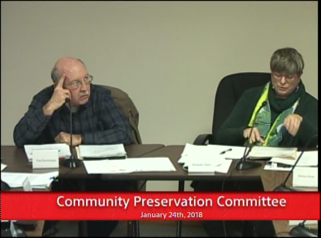 Thumbnail image for Community Preservation Committee 1-24-2018
