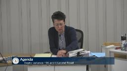 Thumbnail is of meeting video showing just the Health Director at the table with a micrphone in front of her