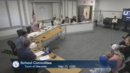 Wide Angle View of the Brewster School Committee