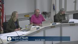 Thumbnail of meeting video shows three board members in the meeting room.