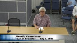 Thumbnail of meeting video shows one person sitting at the presenter's table