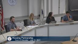 Shows Housing Partnership convenes for a meeting