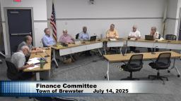 Finance Committe members gathered to covene thier 7-14-2025 meeting
