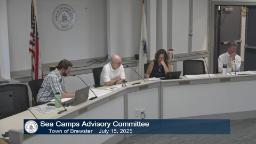 Thumbnail of meeting video is a wideshot of two subcommittee members and two staff in meeting room A.