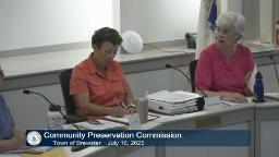 Thumbnail of meeting video shows the chair and vice chair of the committee in meeting rm A.