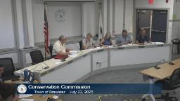 Thumbnail of meeting video shows a wide shot of the commission in meeting room a.