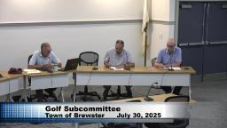 Thumbnail of meeting video shows a tight wideshot of three committee members who comprise the subcommittee in Rm B.