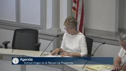 Waste Reduction & Recycling Commission members gather for their August 26th meeting