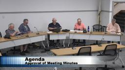 E&CA Comittee discusses approval of meeting minutes