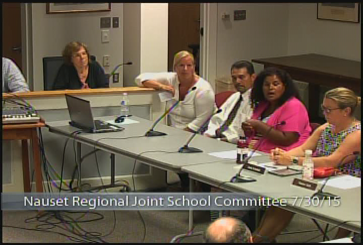 Thumbnail image for Nauset Regional Joint School Committee 7/30/2015