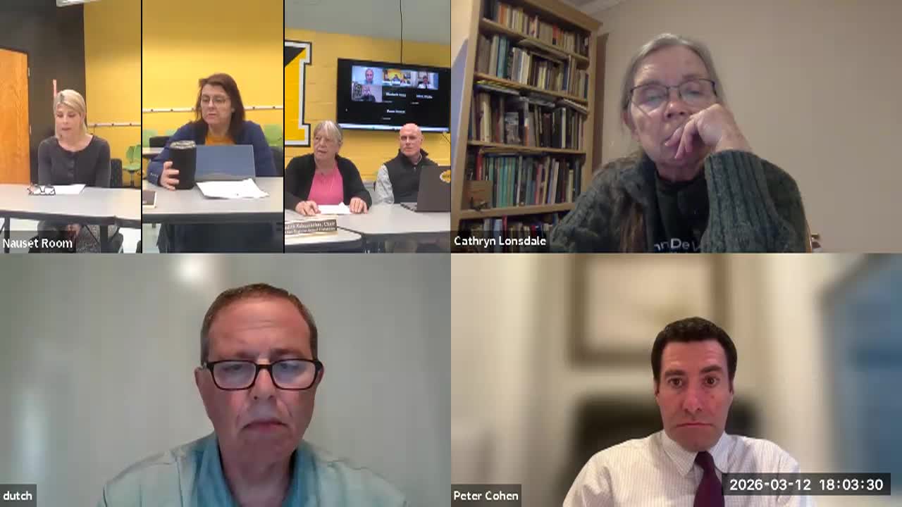 Zoom screen thumbnail with four panels with peoples faces