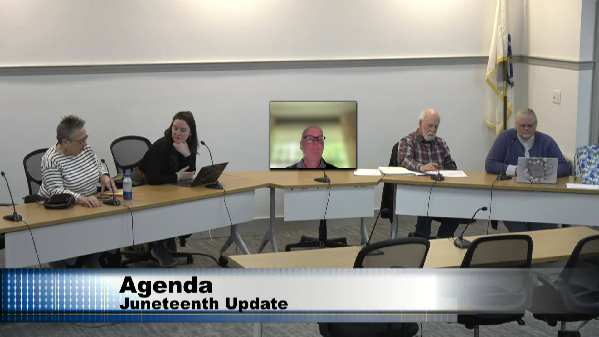 Five members of the Brewster Cultural Council discuss plans for Juneteenth, 2026