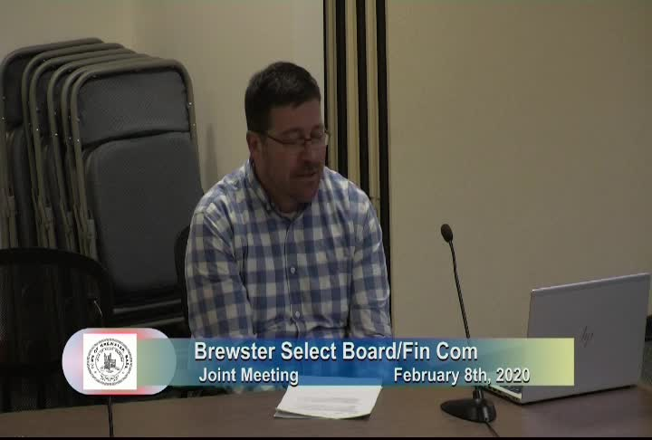 Thumbnail image for Brewster Select Board/Fin Com Joint Meeting 2-8-2020 Part 3
