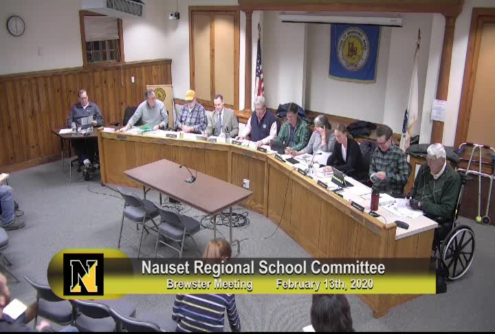 Thumbnail image for Nauset Regional School Committee 2-13-2020