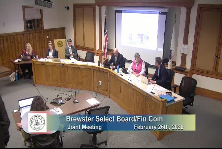 Thumbnail image for Brewster Select Board/Fin Com Joint Meeting 2-26-2020