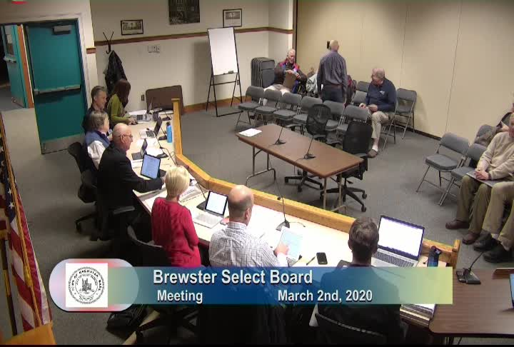 Thumbnail image for Brewster Select Board 3-2-2020