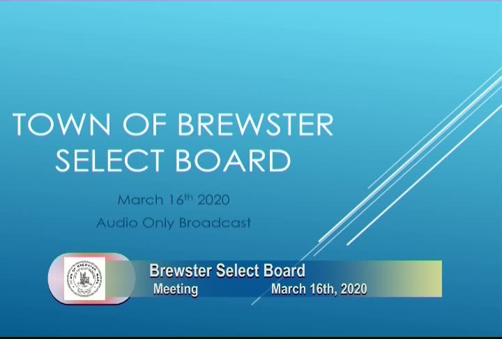 Thumbnail image for Brewster Select Board 3-16-2020