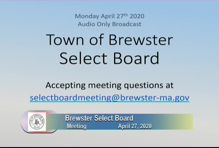 Thumbnail image for Brewster Select Board 4-27-2020
