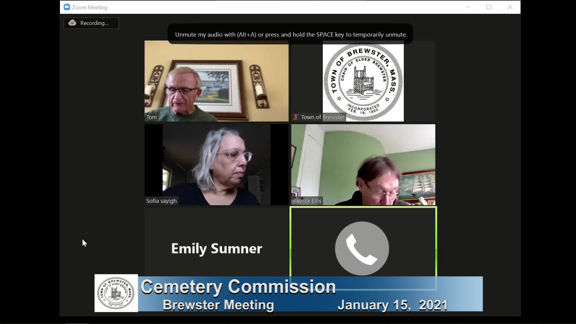 Thumbnail image for Cemetery Commission 1-15-2021