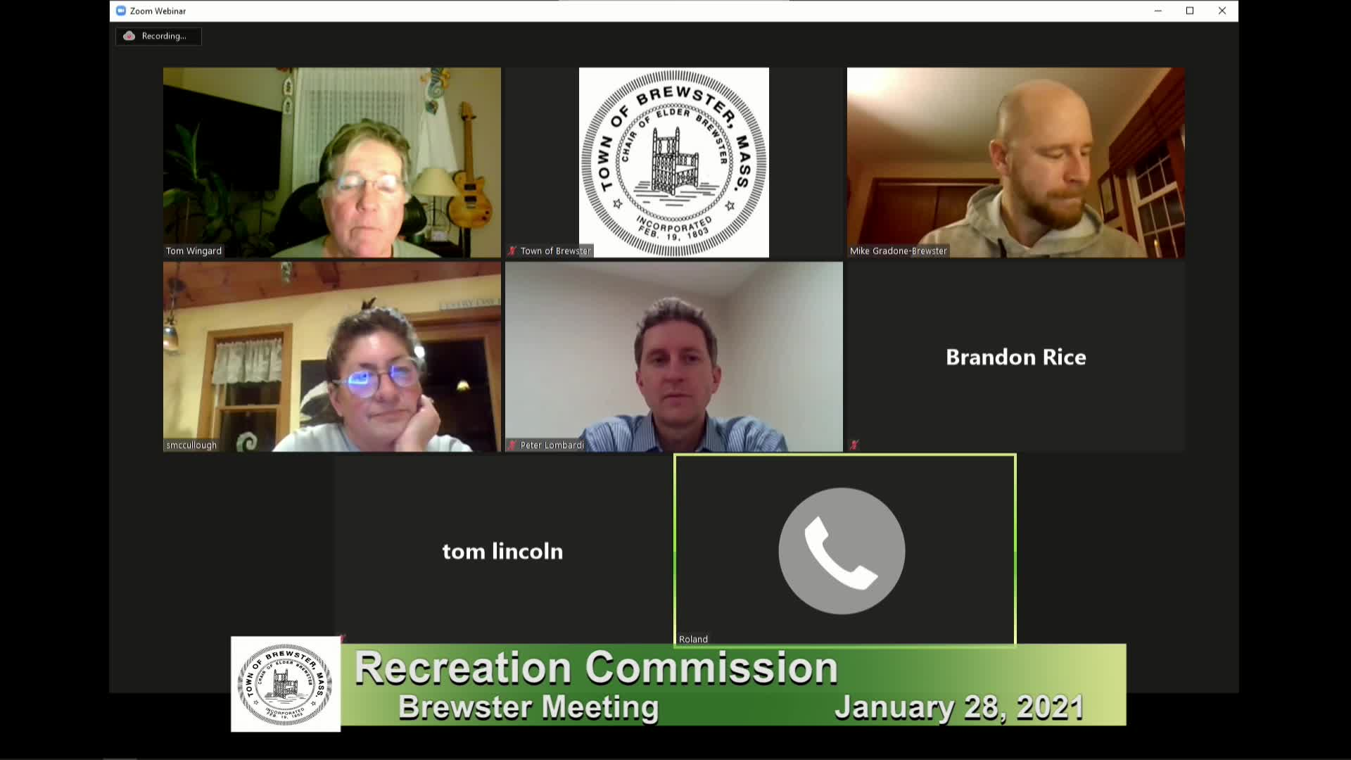 Thumbnail image for Recreation Commission 1-28-2021