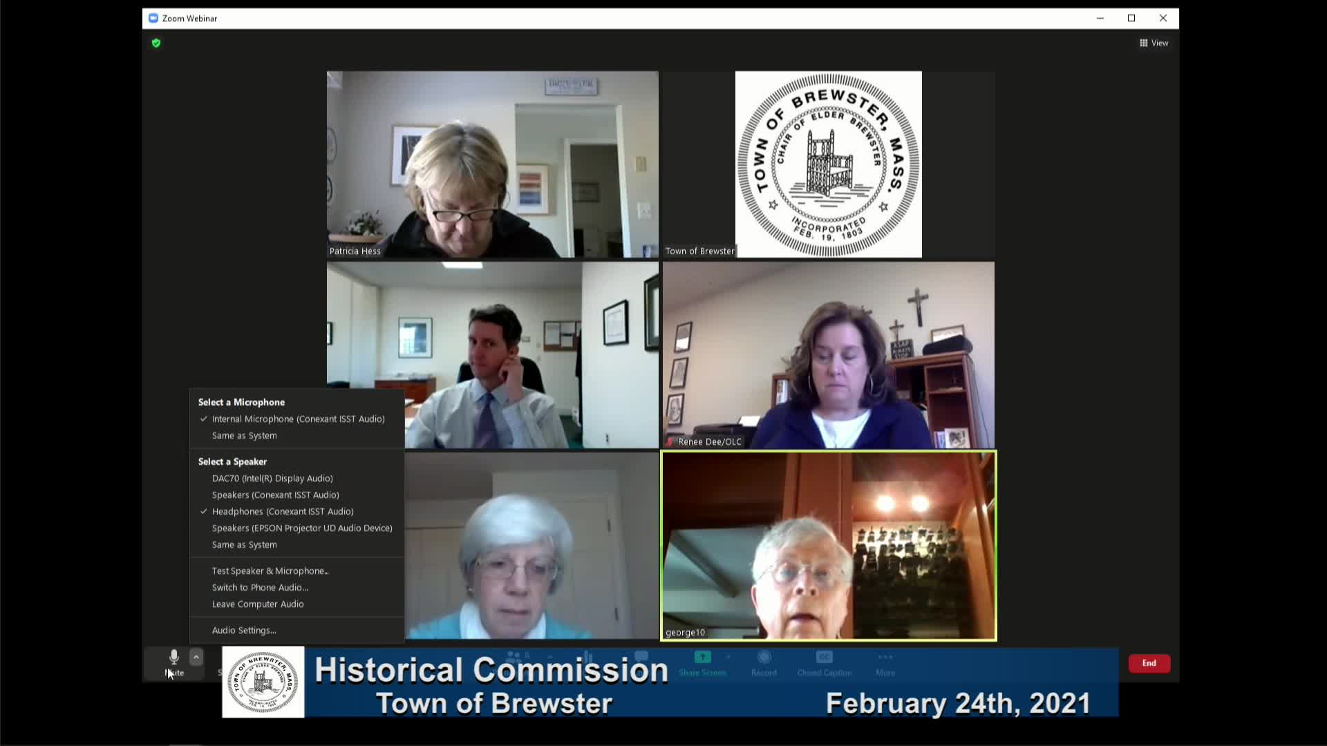 Thumbnail image for Historical Commission 2-24-2021
