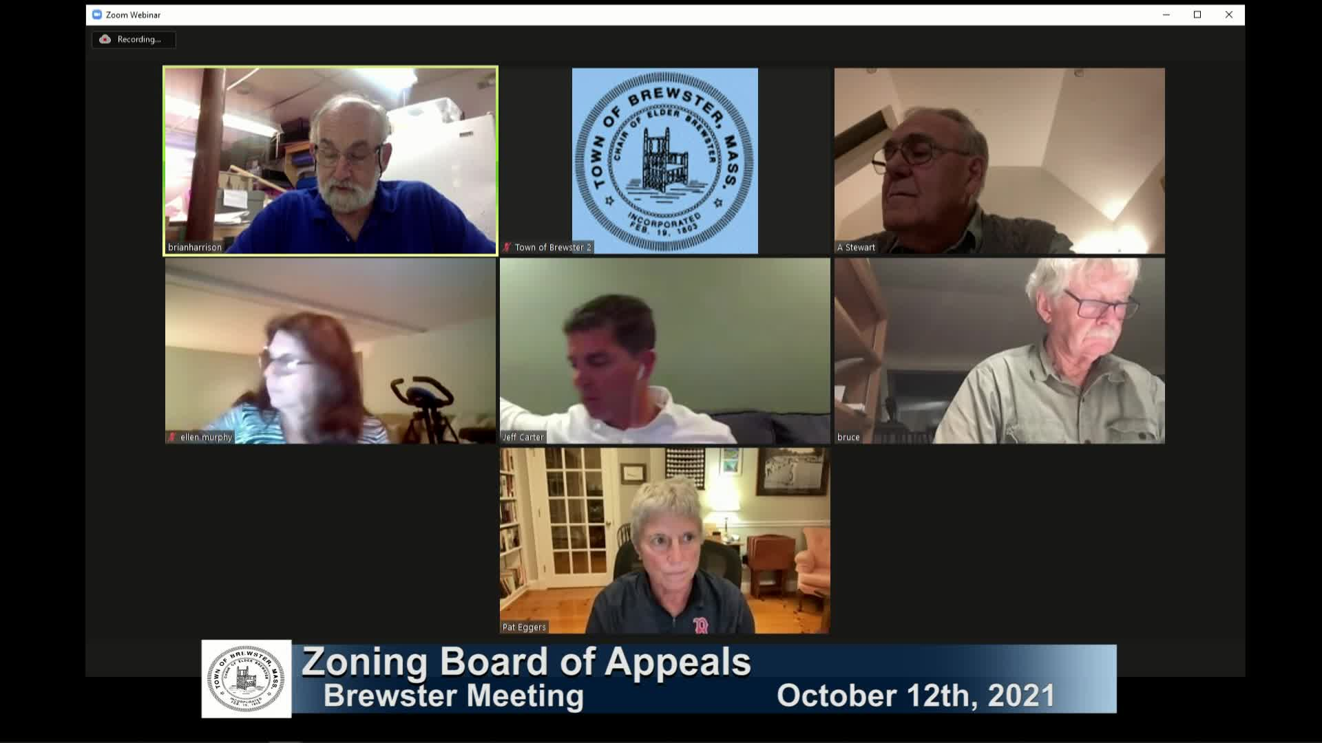 Thumbnail image for Zoning Board of Appeals 10-12-2021