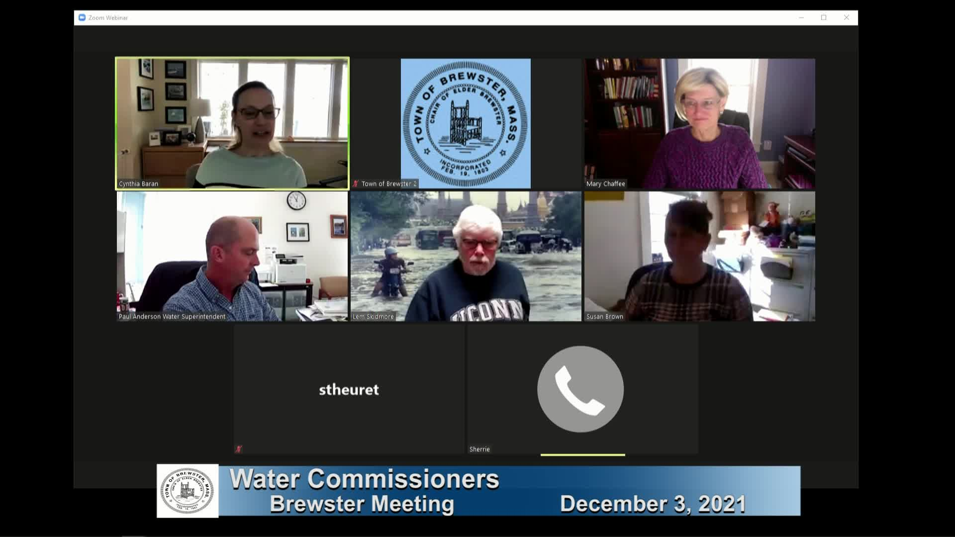 Thumbnail image for Water Commissioners 12-3-2021