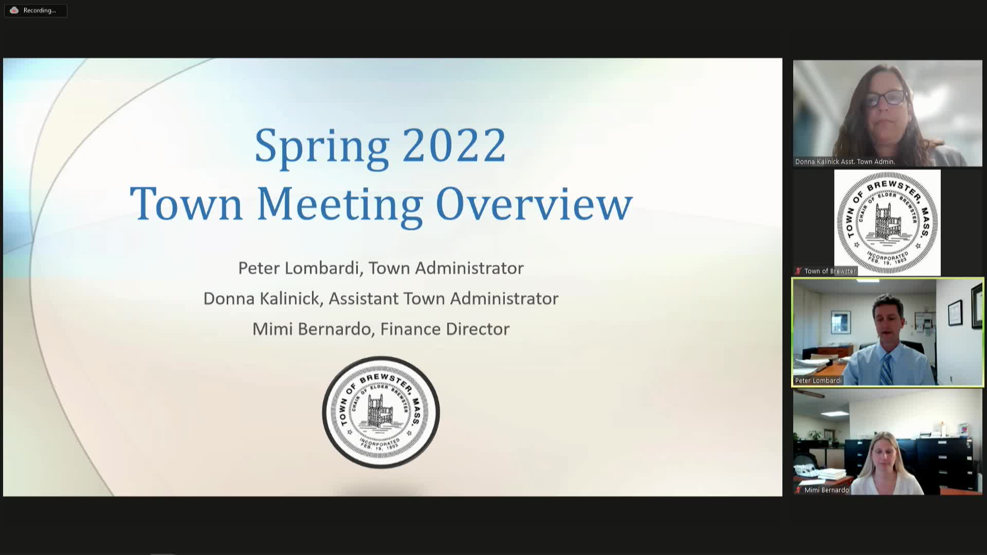 Thumbnail image for Pre-Town Meeting Forum5-3-2022