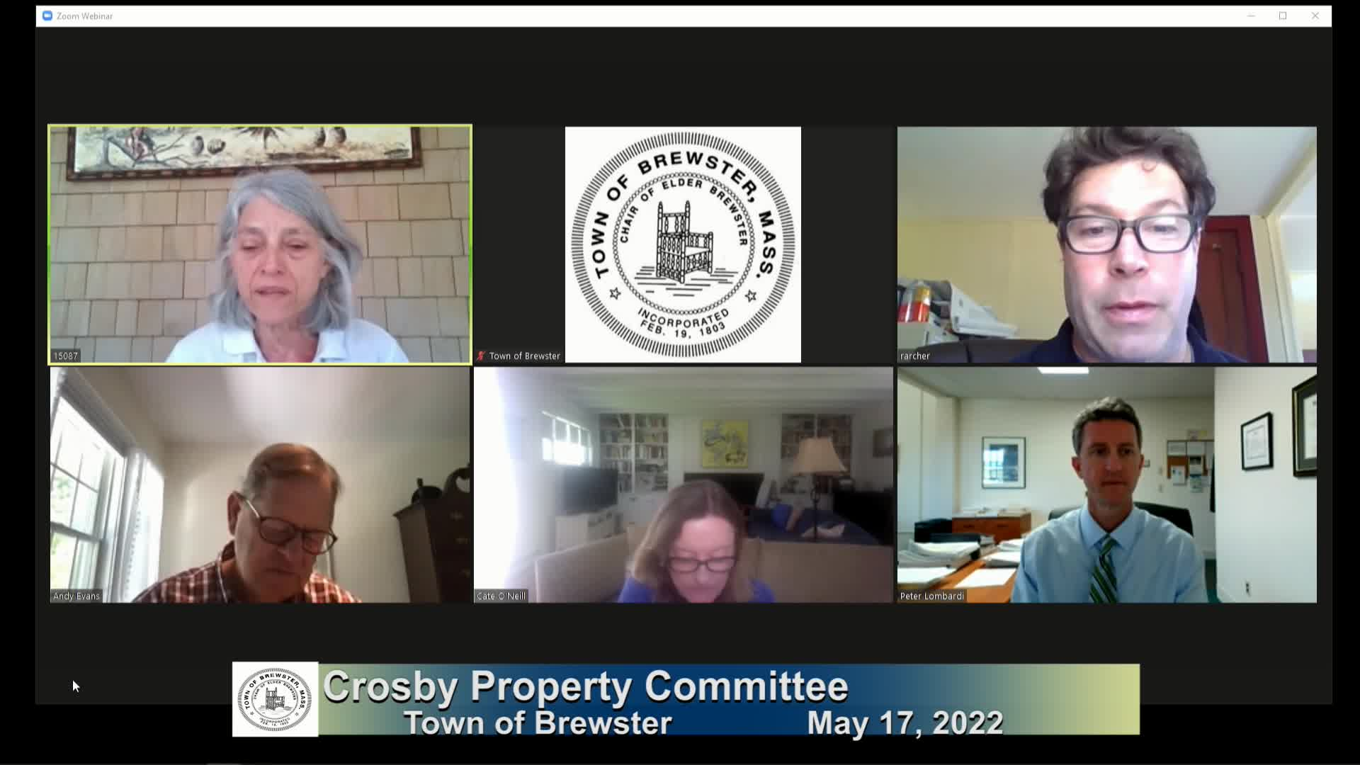 Thumbnail image for Crosby Property Committee virtual 5-17-2022