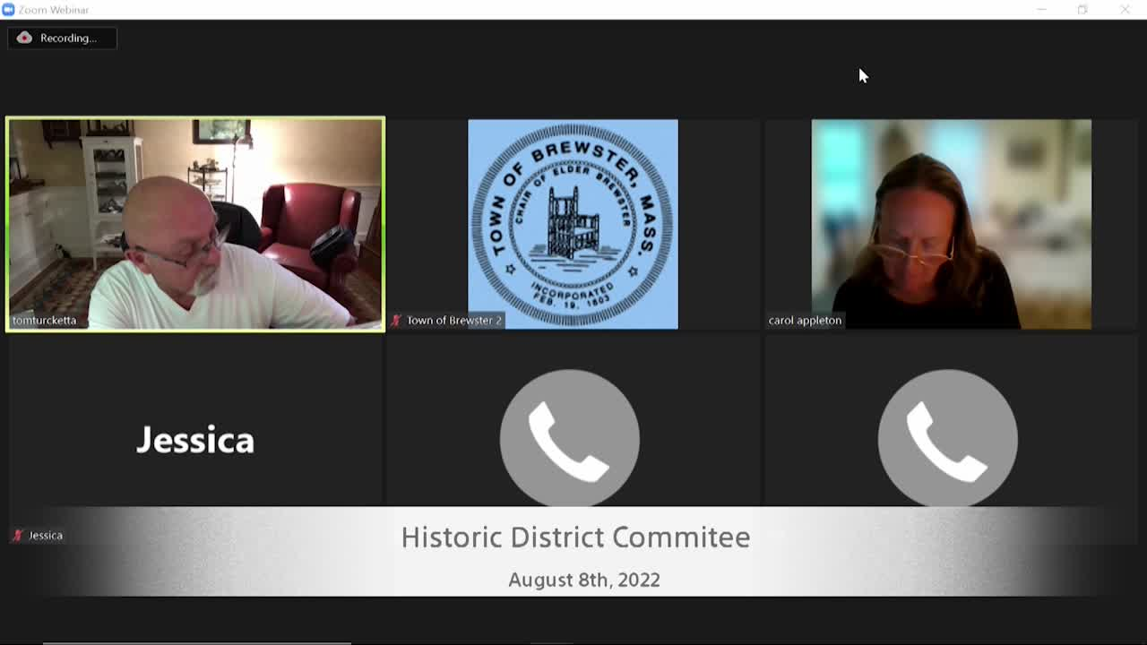 Thumbnail image for Historic District Committee 8-8-2022