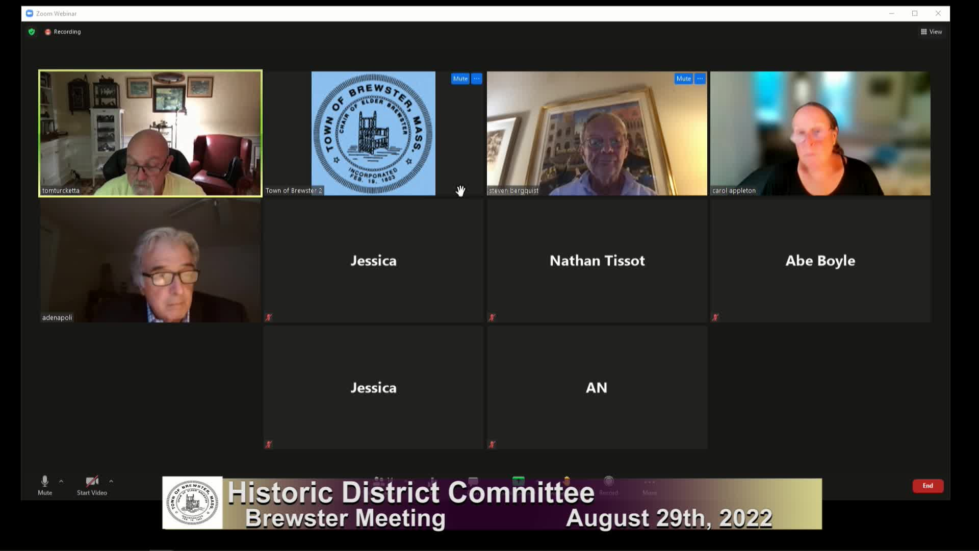 Thumbnail image for Historic District  Committee 8-29-2022