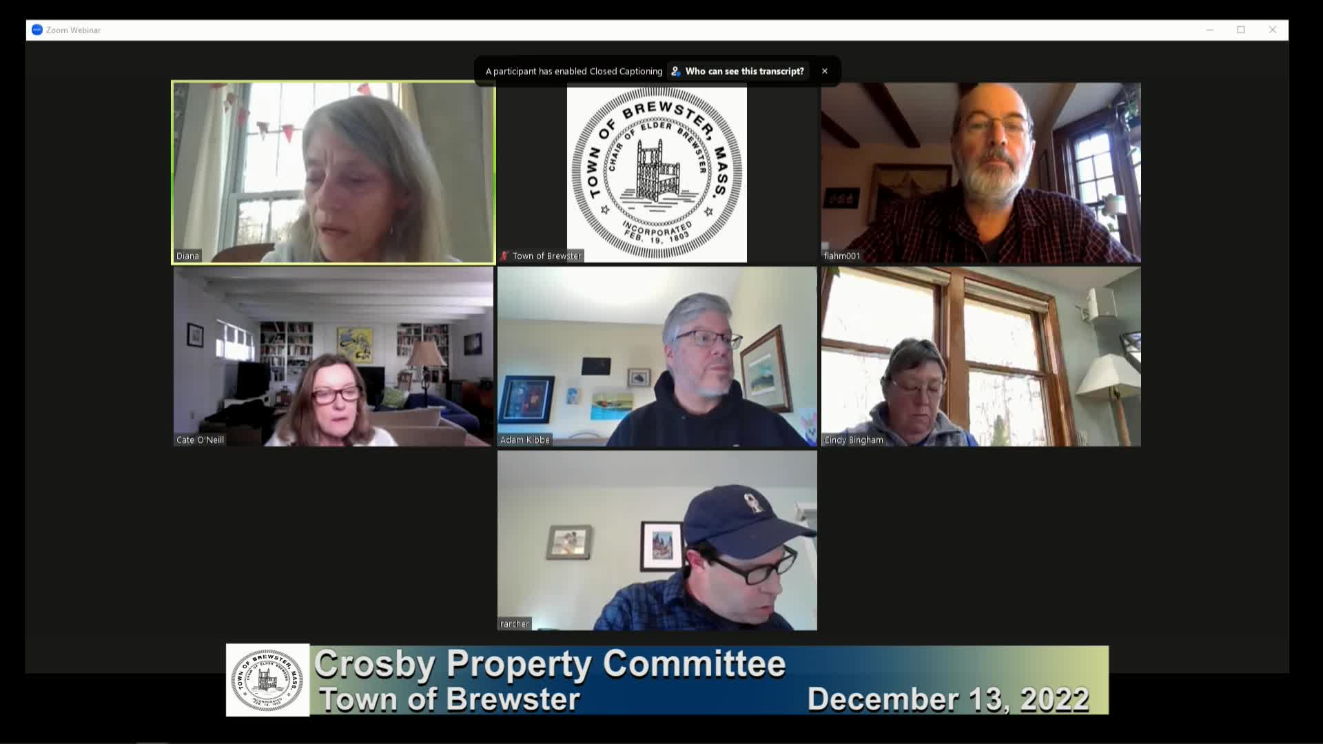 Thumbnail image for  Crosby Property Committee 12-13-2022